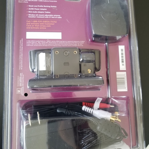 Audiovox Siruis Satellite Radio Receiver, Mobile Dock and Home Dock - Picture 7 of 7